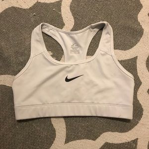 White Nike Sports Bra